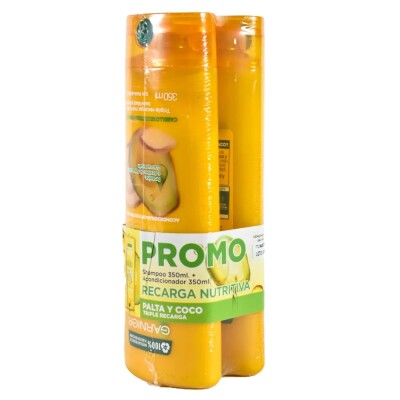 Shampoo Fructis Recarga Nutritiva 350 Ml. + Acondicionador 200 Ml. Shampoo Fructis Recarga Nutritiva 350 Ml. + Acondicionador 200 Ml.