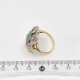 Anillo Oro 18K, Brillantes, Diamantes Y Esmeraldas Anillo Oro 18K, Brillantes, Diamantes Y Esmeraldas