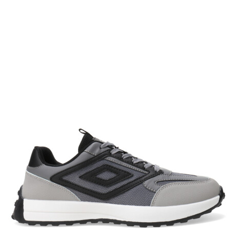 Championes de Hombre Umbro Shean Gris - Negro