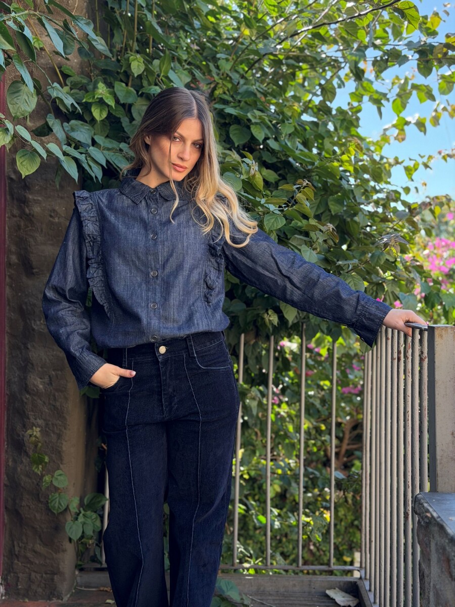 CAMISA SOFIA - AZUL 