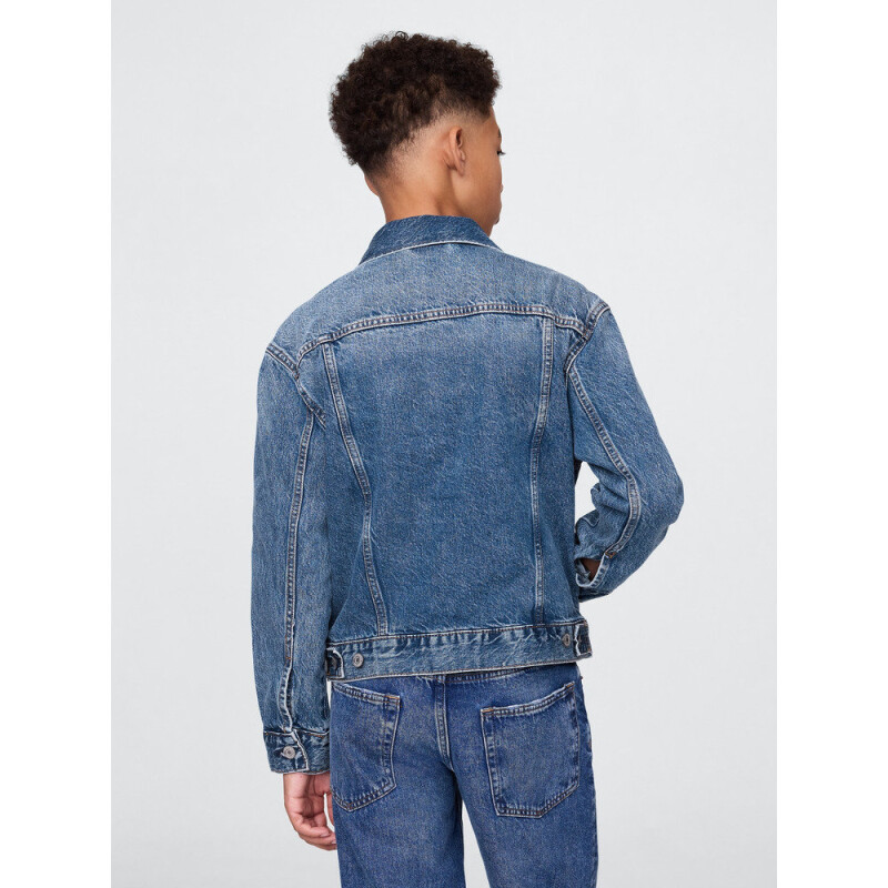 DENIM ICON JACKET MEDIUM WASH