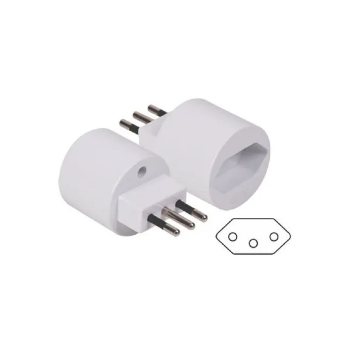 Adaptador Modular Salida Brasilera 