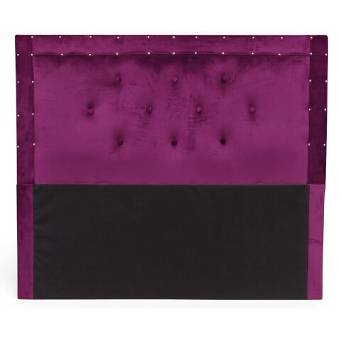 Respaldo De Sommier Ltc Relleno Con Guata Forrado En Suede Purpura Respaldo De Sommier Ltc Relleno Con Guata Forrado En Suede Purpura