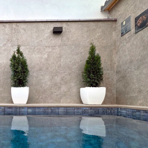 Porcelanato Beige Antideslizante 60x120 Piscina GAMAS DE BEIGE