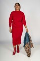 Vestido Conjunto Rojo