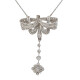 Pendiente Oro 18 K Blanco Y Brillantes Pendiente Oro 18 K Blanco Y Brillantes