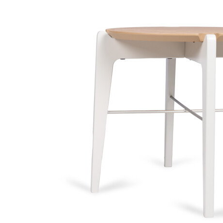 Mesa lateral Garden - 67 x 55 Carvalho y Off White