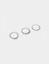 Sets Anillos Con strass Set De Anillos Con Strass - Plateado