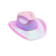 Gorro Cowboy Tornasol Plateado