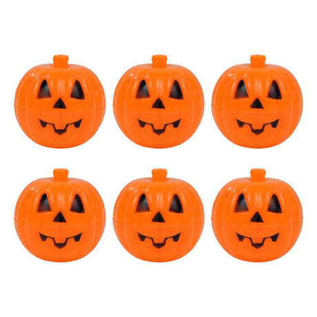 6 calabazas de plastico 6 calabazas de plastico