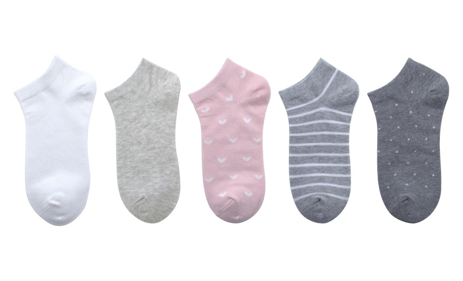 Soquete 5 pares - multicolor 