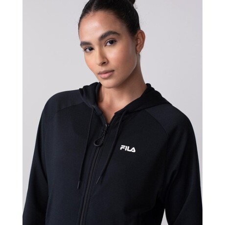 Campera Deportiva para Dama Fila Flow Essential Negra Negro