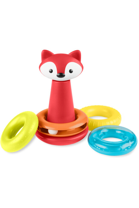 Juego de aros apilables, diseño zorro Juego de aros apilables, diseño zorro