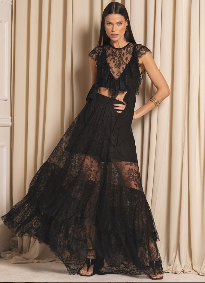 Falda Castelhanos - Negro 