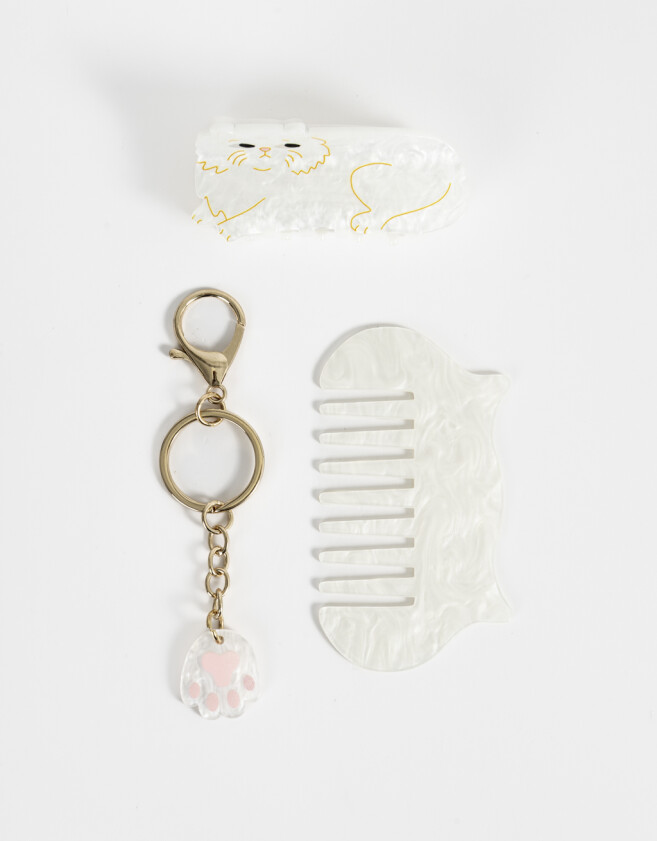 Accesorios Pelo Set Regalables Set De Accesorios Regalables - Blanco Crudo