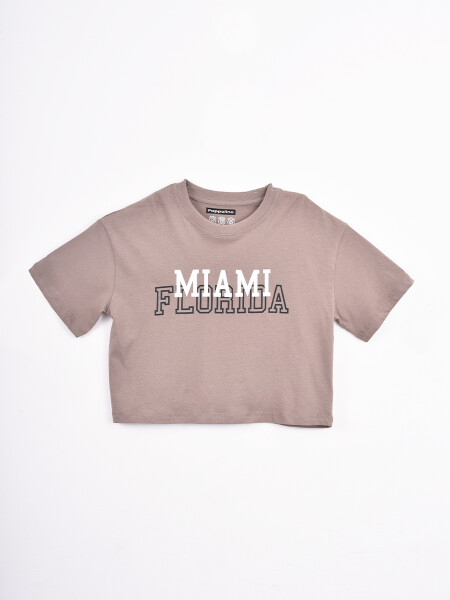 REMERA KARIEL BEIGE OSCURO