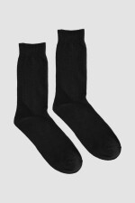 Medias de algodón de morley Negro