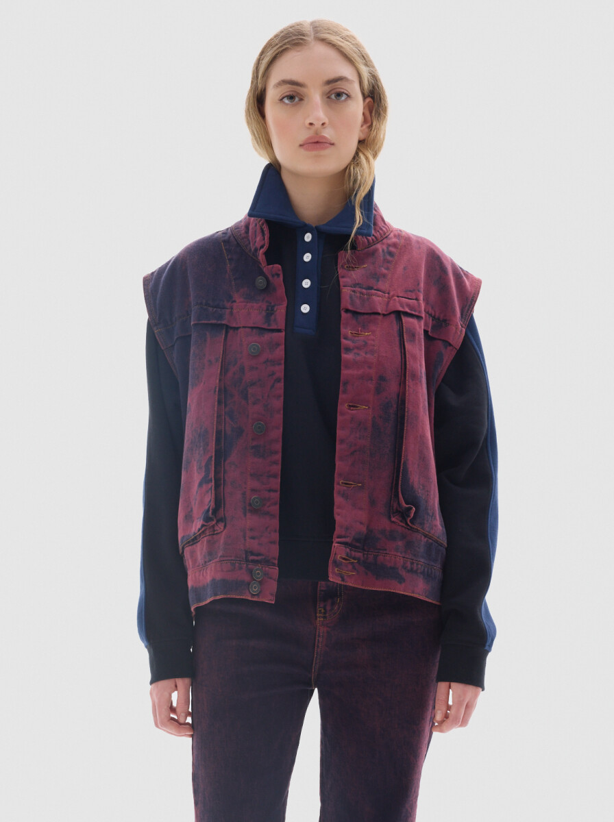 Chaleco Explorer - Washed Bordeaux 