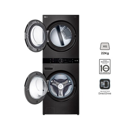 TORRE LAVADO Y SECADO LG 22-KG WK22BS6
