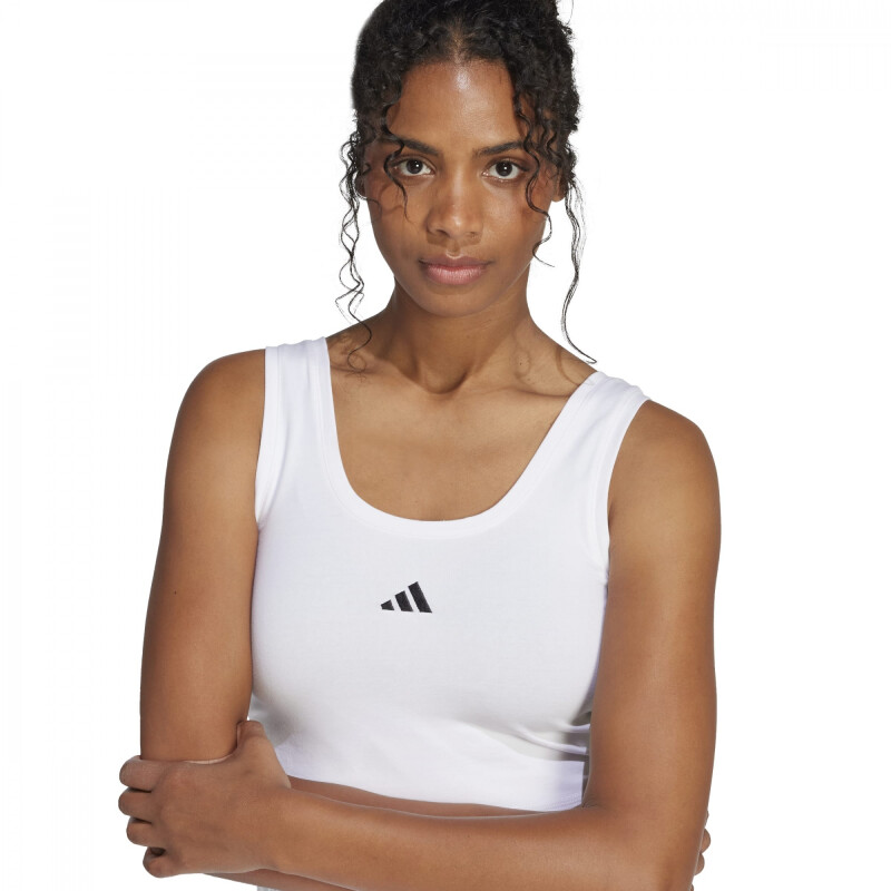 Musculosa ADIDAS W SL SJ TK Mujer JD0545 Blanco-negro