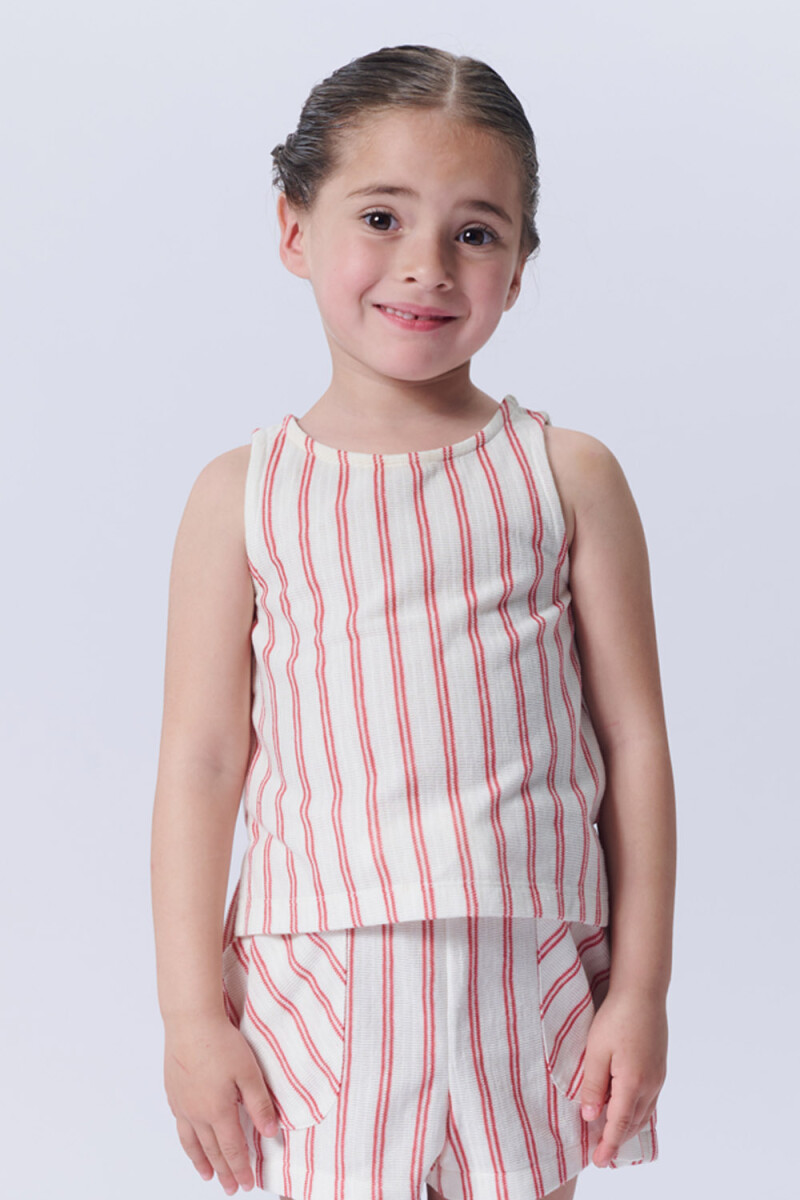 Musculosa tejida - Roja 