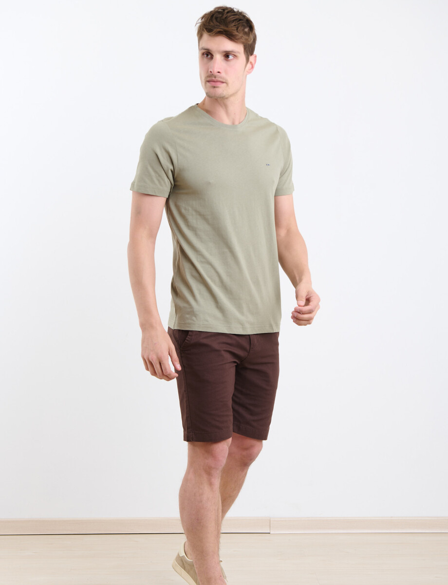520658 T-SHIRT HARRINGTON LABEL Verde
