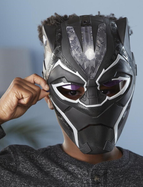 Máscara luminosa de Vibranium Black Panther Marvel Hasbro Máscara luminosa de Vibranium Black Panther Marvel Hasbro