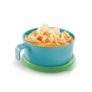 BOWL CON ASA TUPPERKIDS TUPPERWARE 250 ML TURQUESA