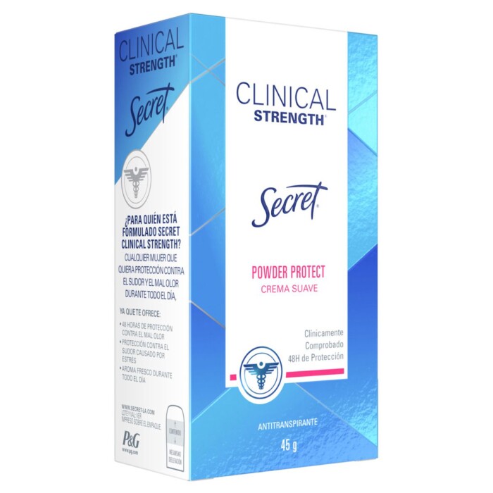 SECRET DEO BARRA CLINICAL POWDER PROTECT única