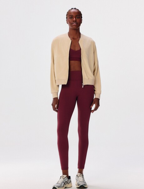 CAMPERA DE FELPA BEIGE