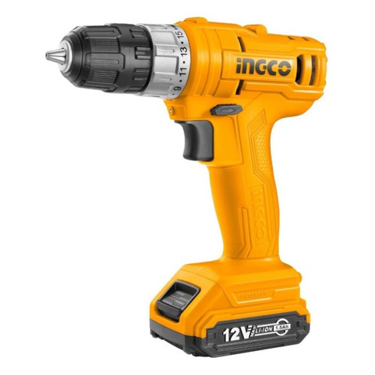 Taladro atornillador 12V Ingco con batería y cargador 
