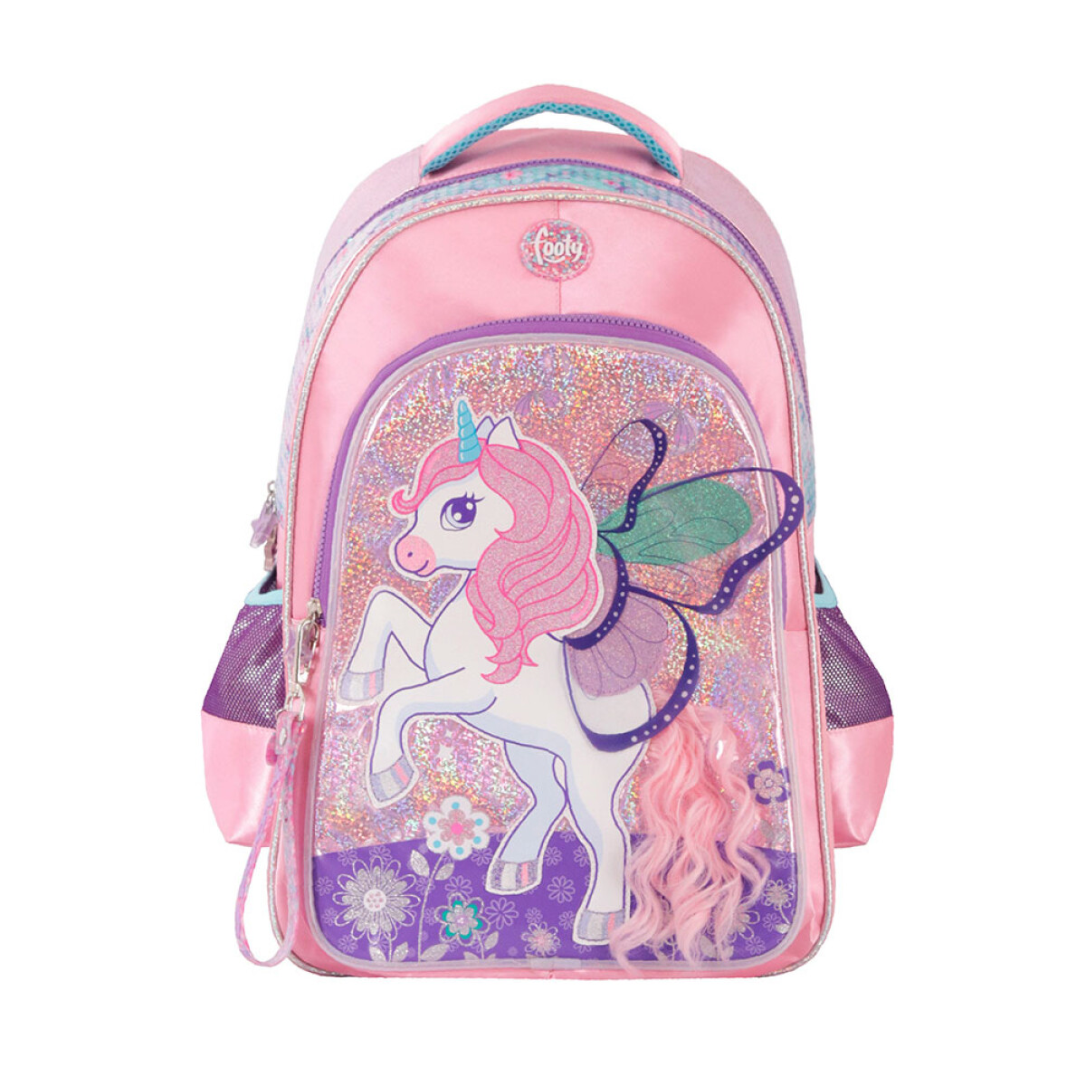 Mochila Unicornio Footy Con Alas - Rosa 