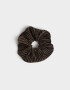 Skunzies Con textura Scrunchie - Marron Chocolate