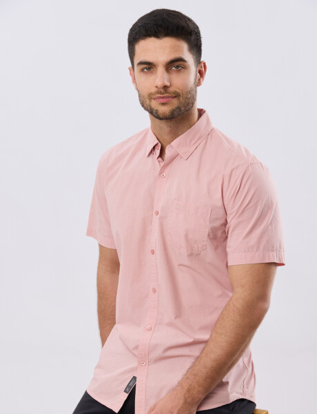 CAMISA CUADROS ALGODÓN Rosa