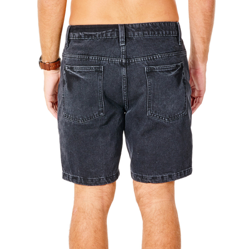 Bermuda Rip Curl Washed Black Denim Walkshort - Negro Bermuda Rip Curl Washed Black Denim Walkshort - Negro