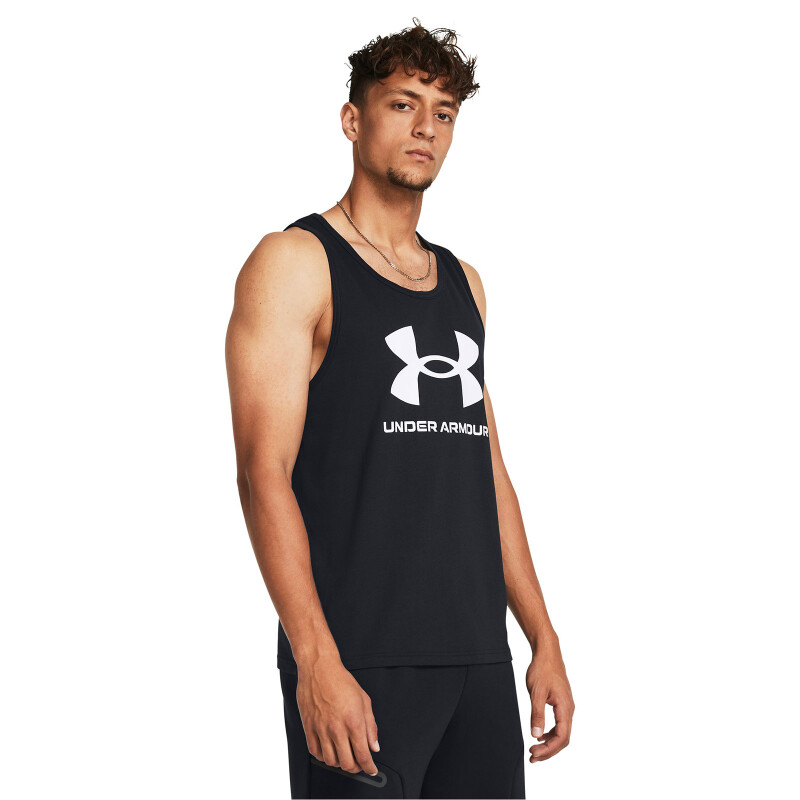 Musculosa Under Armour de Hombre - 1382883-001 Negro-blanco