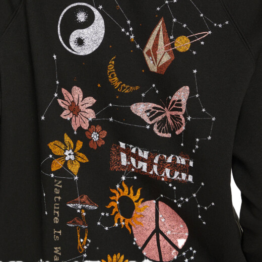 Buzo Volcom Magic Crew - Negro Buzo Volcom Magic Crew - Negro