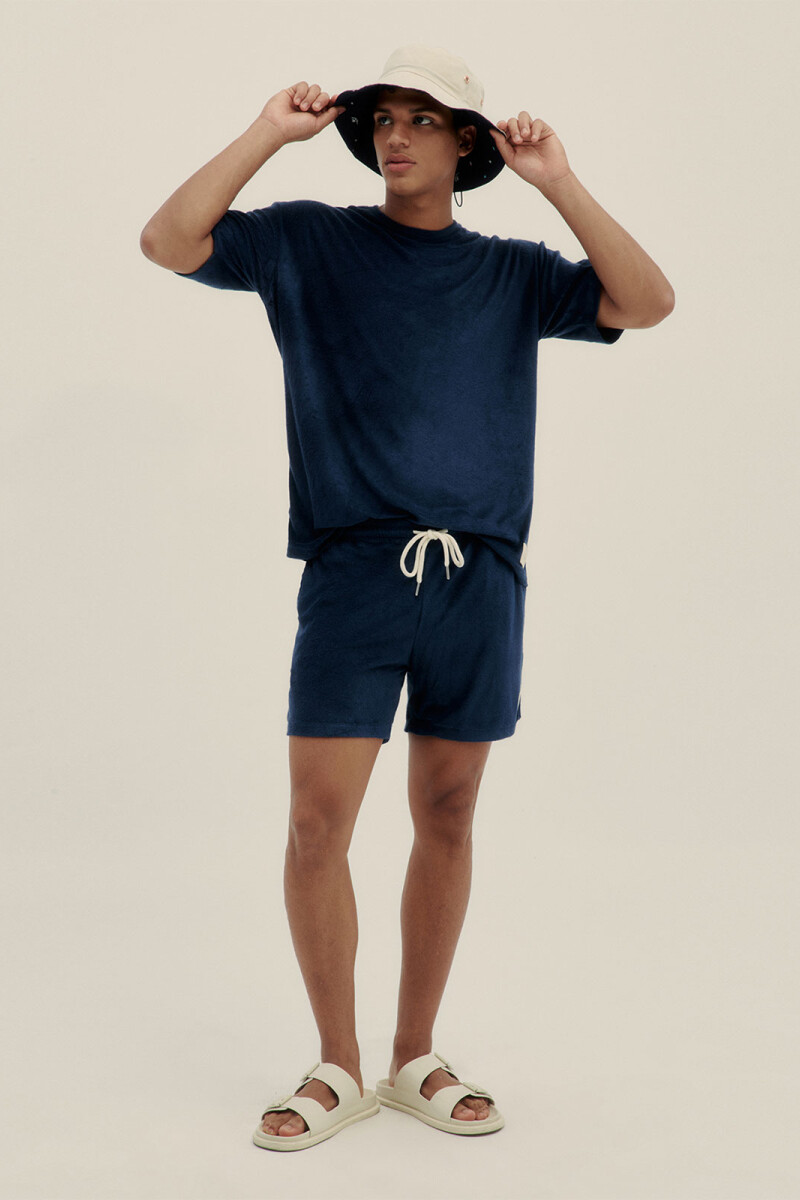 TOWEL T SHIRT Navy