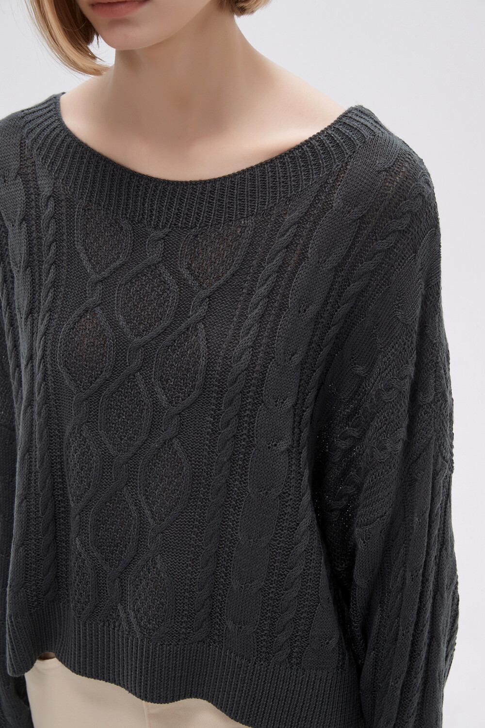 Sweater Viento Gris Topo