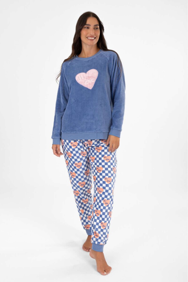 Pijama hi chic - Celeste 