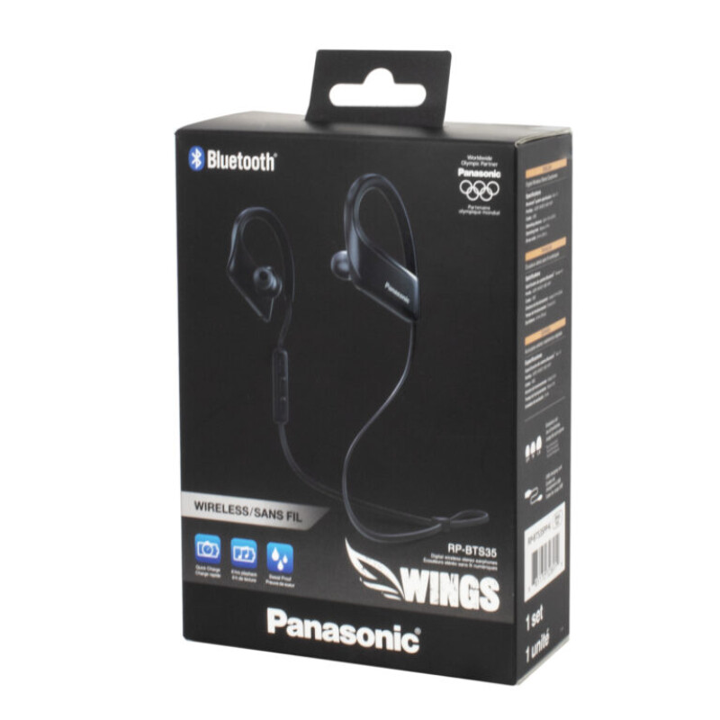 Auricular Sport Bluetooth Panasonic Rp-bts35pp-k Auricular Sport Bluetooth Panasonic Rp-bts35pp-k