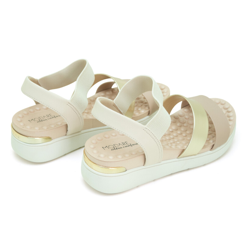 MODARE Sandalia Femenino Dorado-beige
