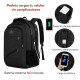 Mochila Viaje Urbana Antirrobo Notebook Matein 103500 Negro