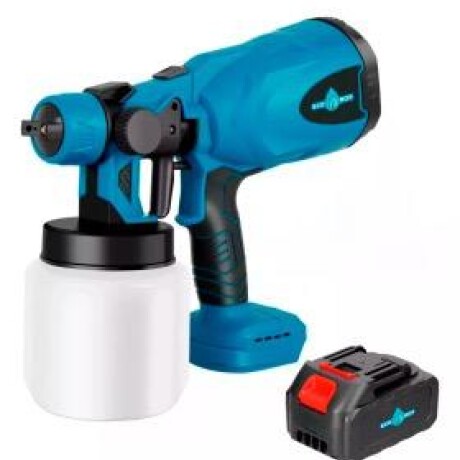 Pistola para Pintar a Batería EcoDrop con 1 Batería 21V Pistola para Pintar a Batería EcoDrop con 1 Batería 21V