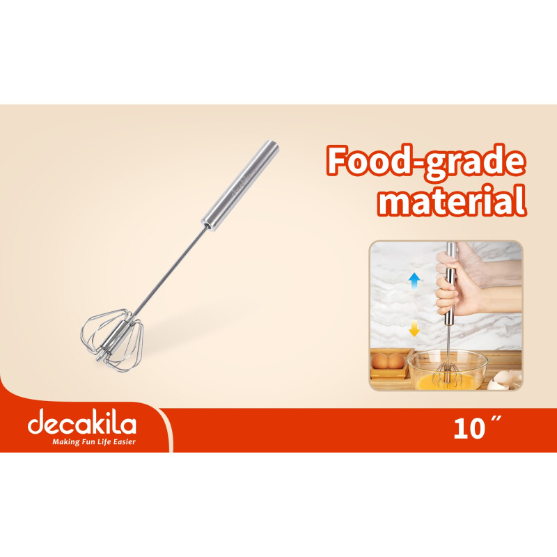 BATIDOR MANUAL GIRATORIO DE COCINA AC INOX DECAKILA 25 CM BATIDOR MANUAL GIRATORIO DE COCINA AC INOX DECAKILA 25 CM