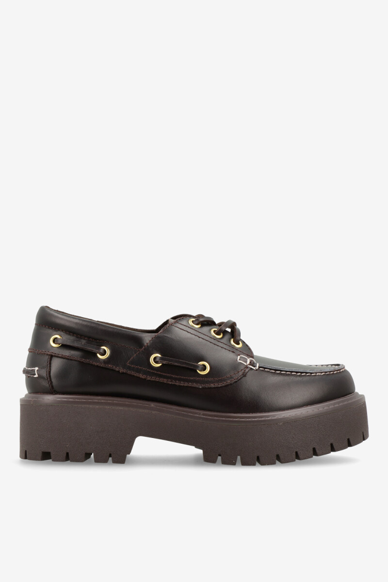 Mocasin CRUSHED-T Marron