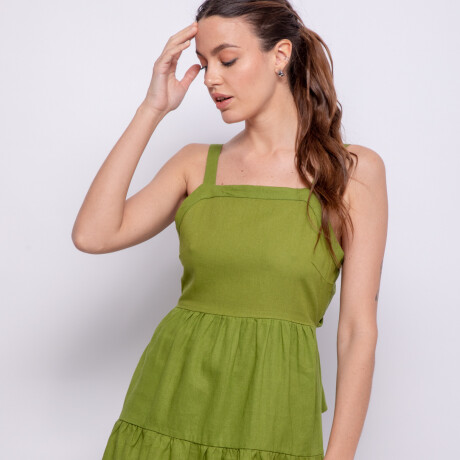 VESTIDO SALLY Verde Oliva