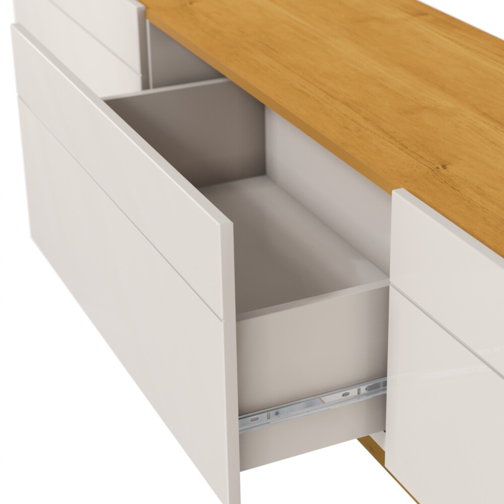 Rack para TV - Classic 1.8 Linea Manhattan - Blanco Rack para TV - Classic 1.8 Linea Manhattan - Blanco
