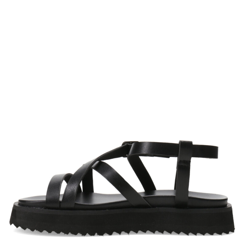 Sandalias de Niña MINI Miss Carol Califa con Hebilla Negro