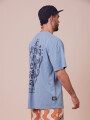 T-SHIRT ACHUAR RUSTY Azul Piedra